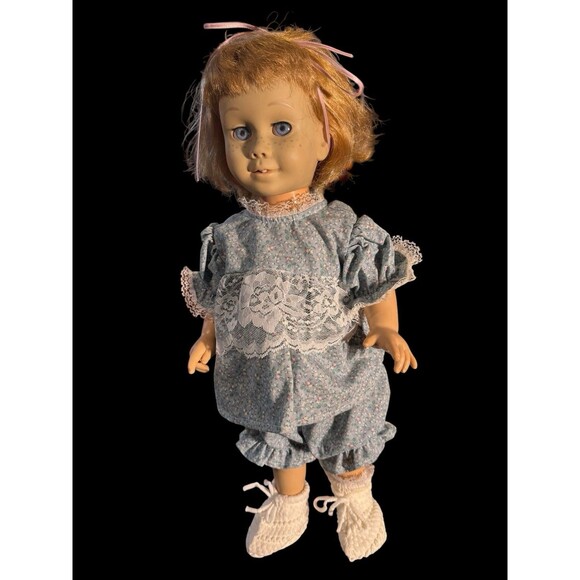 Vintage Chatty Cathy Doll Blonde Short Hair 1960 Non Talking by Mattel 19.5” - Picture 10 of 11